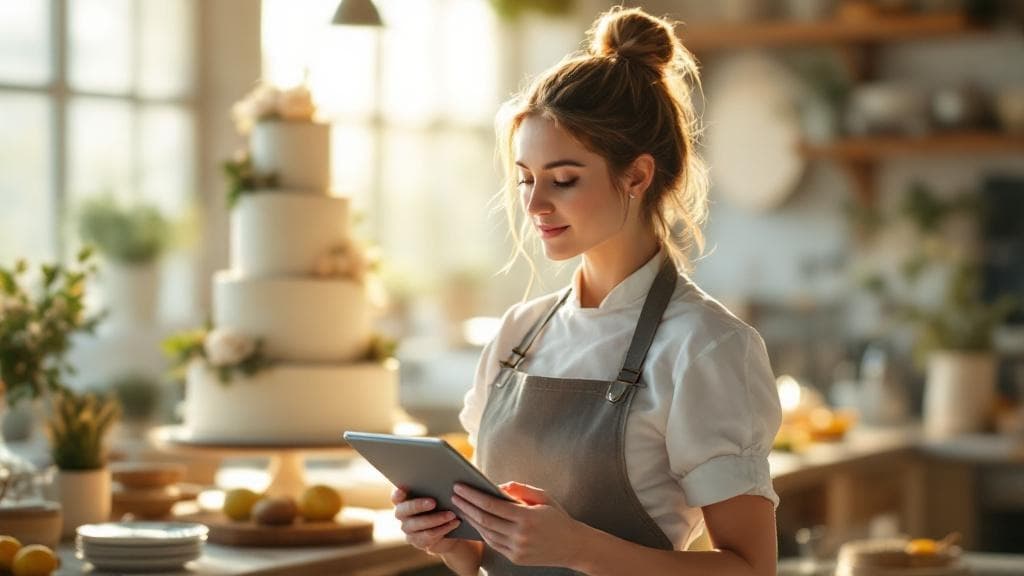 Bakers working in a professional kitchen